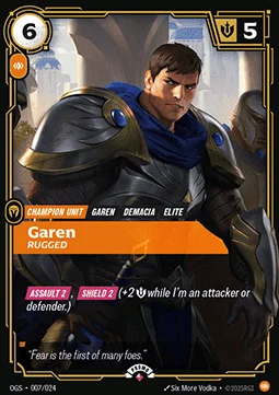 Garen Rugged - OGS-007-p - Promotional Cards - Riftbound card